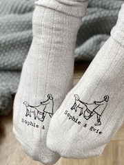 Dog and Owner Personalised Walking Socks by Solesmith - Image 2 of 3