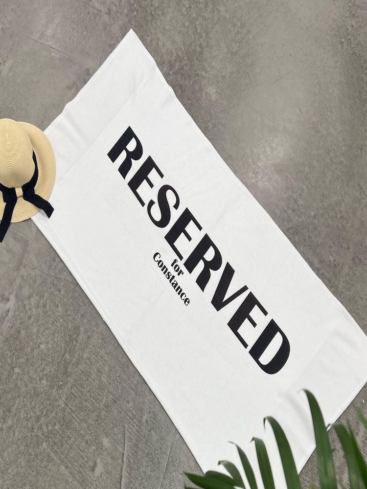 Personalised Res Towel by Solesmith - Image 2 of 2