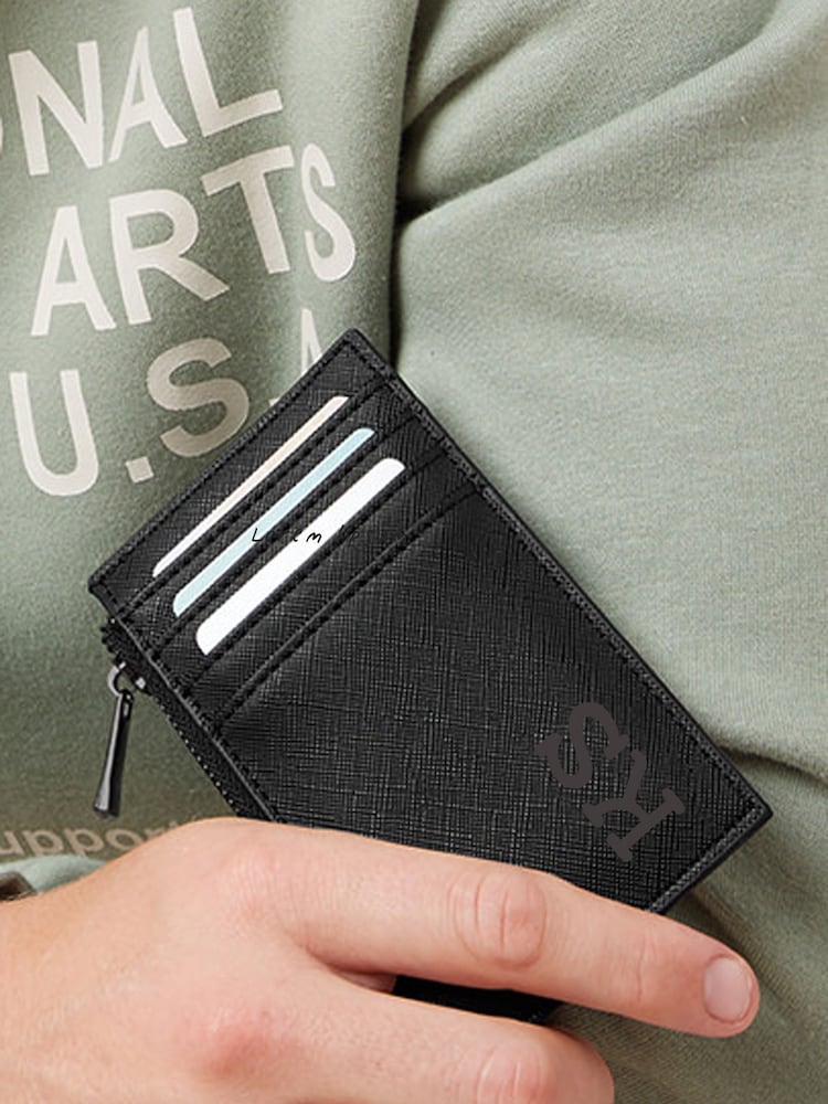 Personalised Monogrammed Card Holder by Solesmith - Image 1 of 2