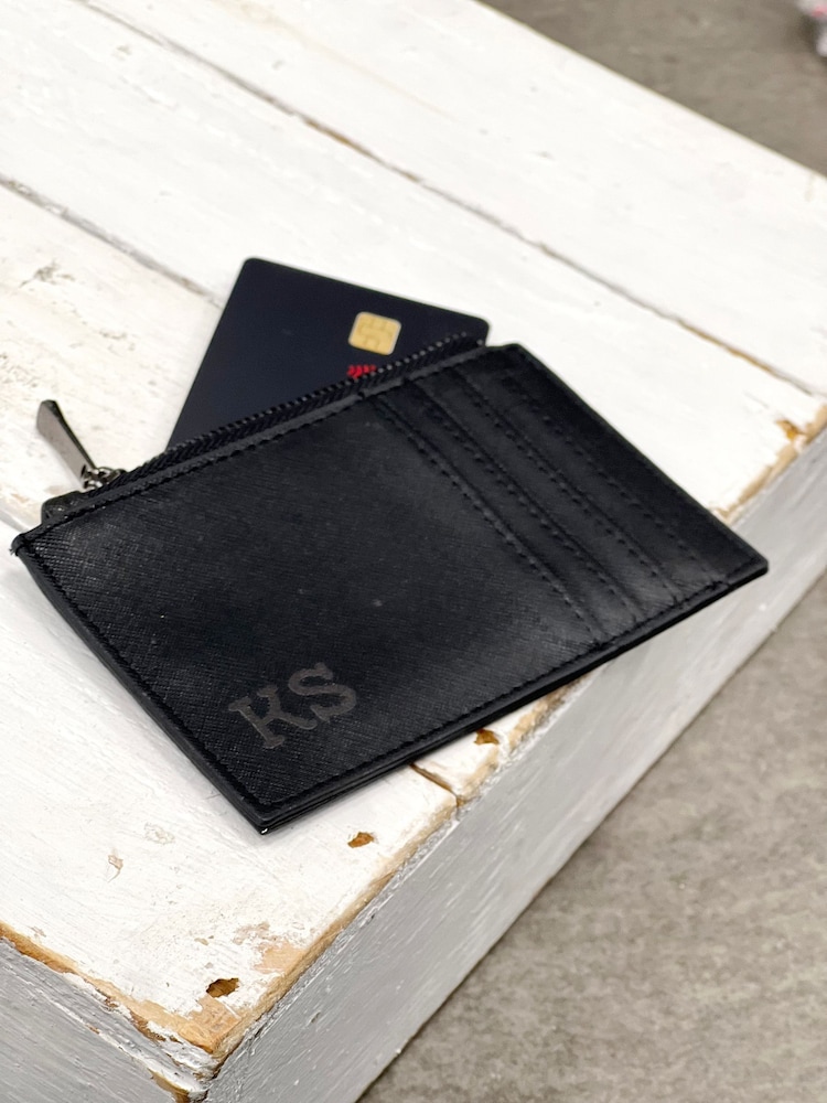 Personalised Monogrammed Card Holder by Solesmith - Image 2 of 2