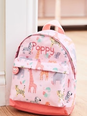 Personalised Safari Print Mini Backpack by My 1st Years - Image 1 of 5