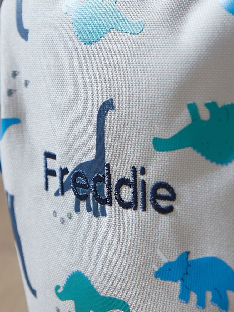 Personalised Dino Grab Handle Backpack by My 1st Years - Image 3 of 5
