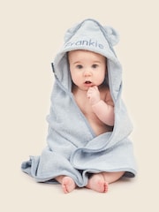 Small 100% Cotton Personalised Hooded Towel by My 1st Years - Image 1 of 4