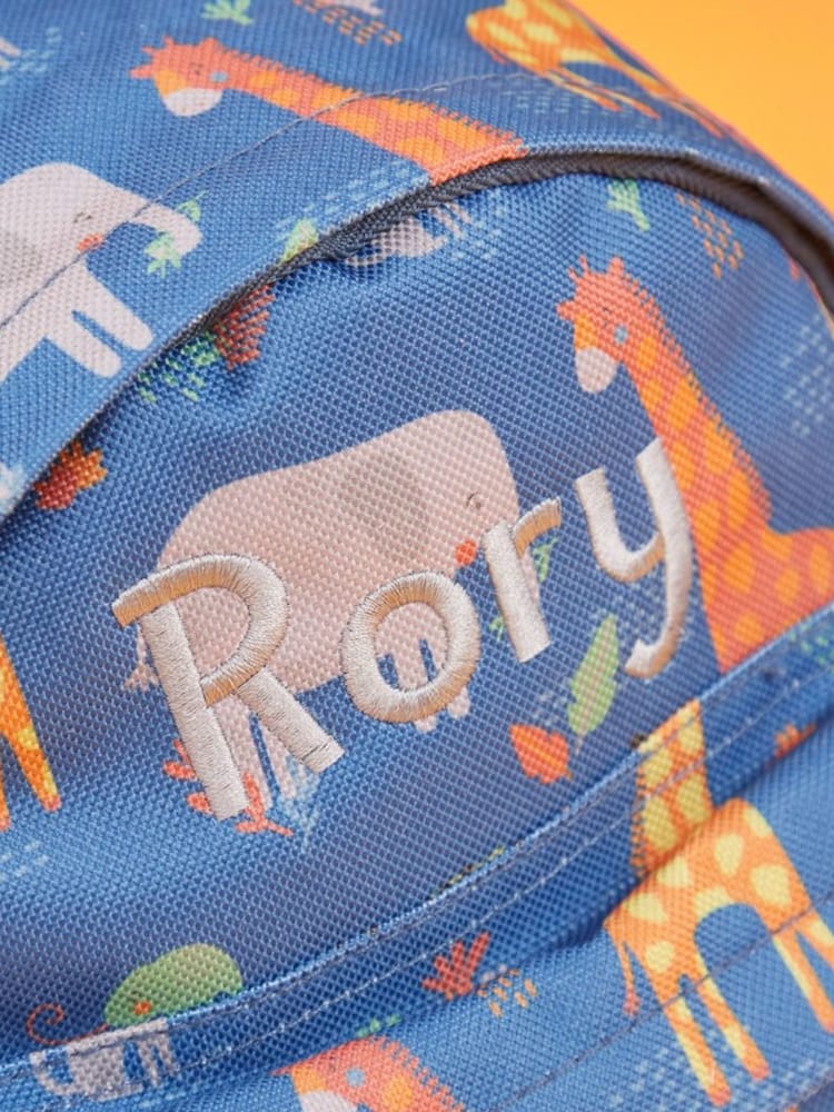 Personalised Safari Print Mini Backpack by My 1st Years - Image 2 of 4