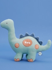 Personalised Knitted Dinosaur Soft Toy by My 1st Years - Image 1 of 4