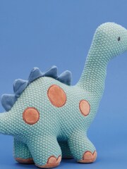 Personalised Knitted Dinosaur Soft Toy by My 1st Years - Image 3 of 4