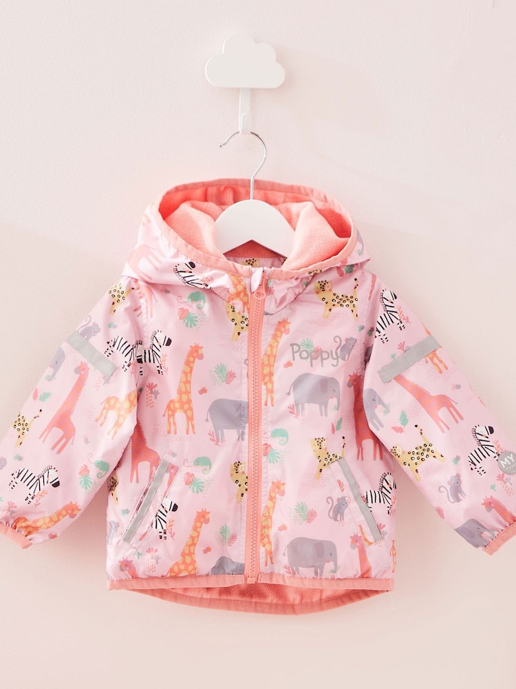 Personalised Safari Taffeta Rain Coat by My 1st Years - Image 1 of 5