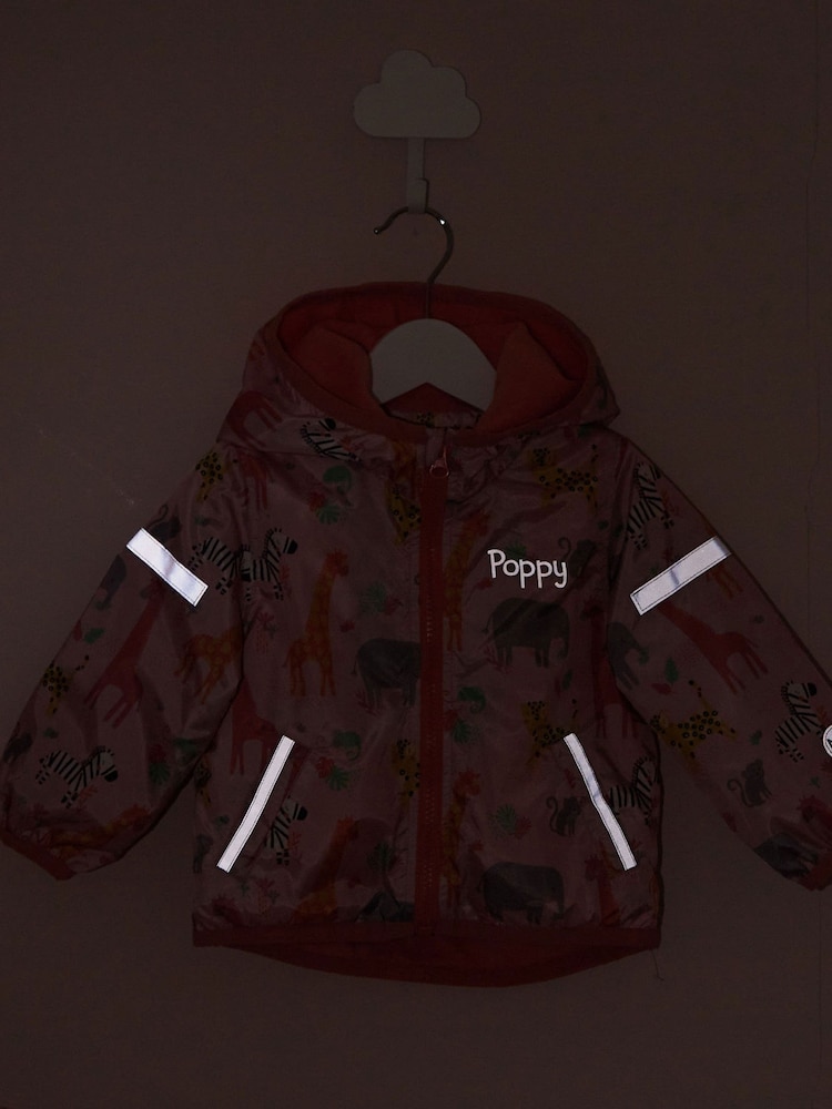 Personalised Safari Taffeta Rain Coat by My 1st Years - Image 2 of 5