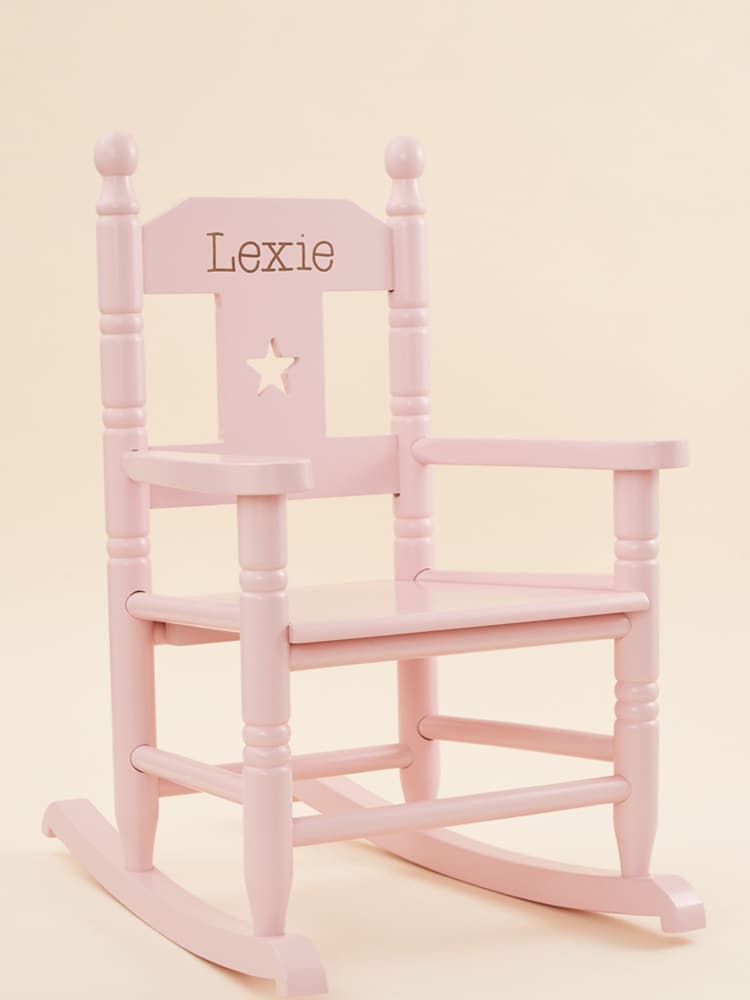 Childrens Personalised Star Rocking Chair by My 1st Years - Image 1 of 2