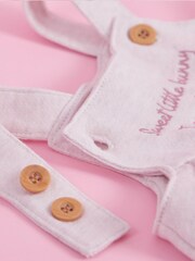 Baby 100% Cotton Personalised Flopsy Bunny Outfit Set with Luxury Gift Box by My 1st Years - Image 4 of 6