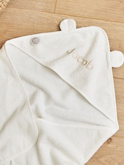 Small 100% Cotton Personalised Hooded Towel by My 1st Years - Image 1 of 4