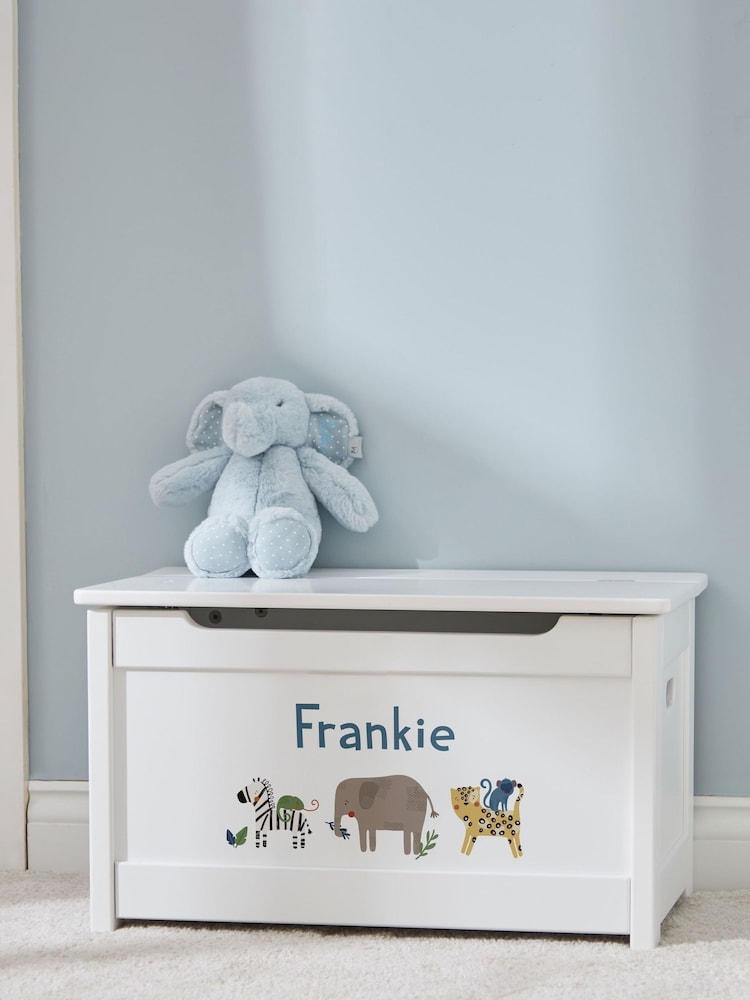 Personalised Jungle Design Toy Box by My 1st Years - Image 1 of 2