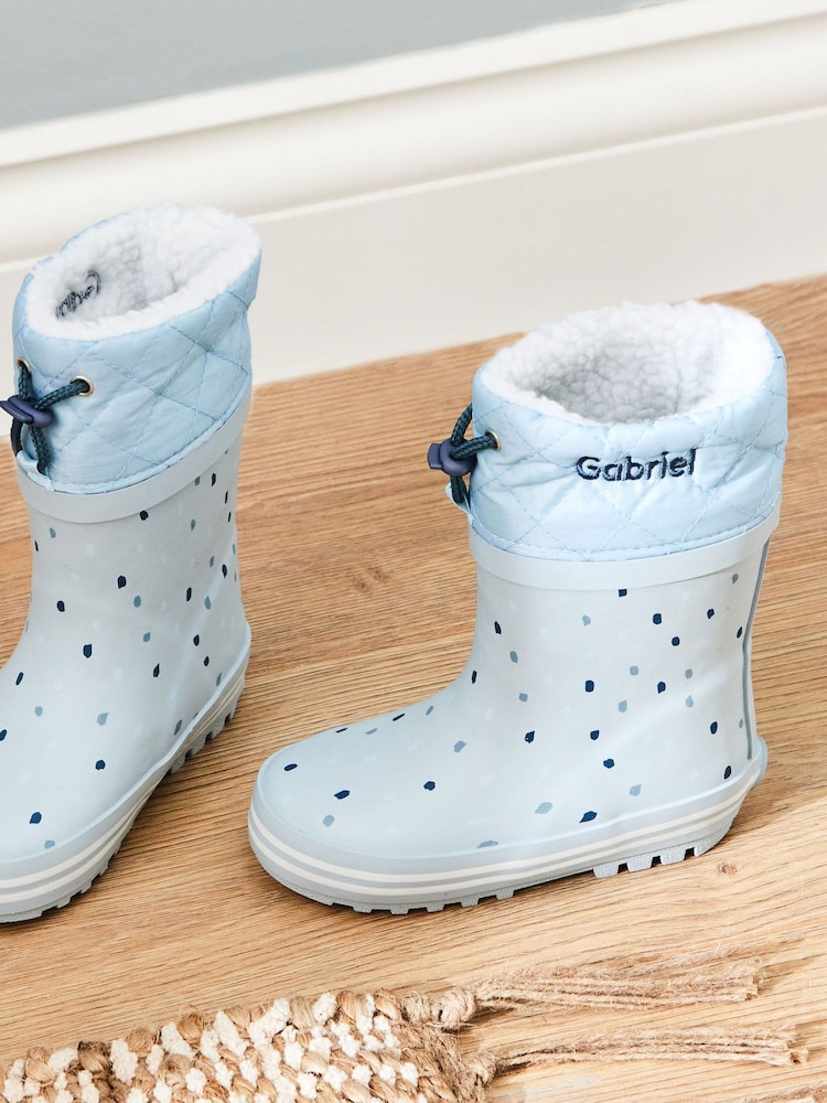 PersonalisedSpot Rubber Wellies by My 1st Years - Image 1 of 5