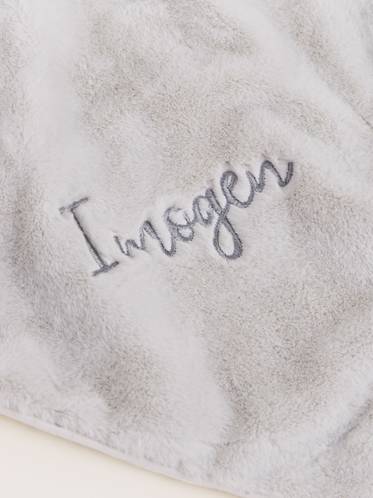 Kids Personalised Light Elephant Comforter by My 1st Years - Image 2 of 3