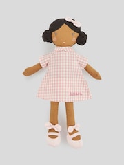Personalised My 1st Doll in Pink Dress with Dark Hair by My 1st Years - Image 1 of 5