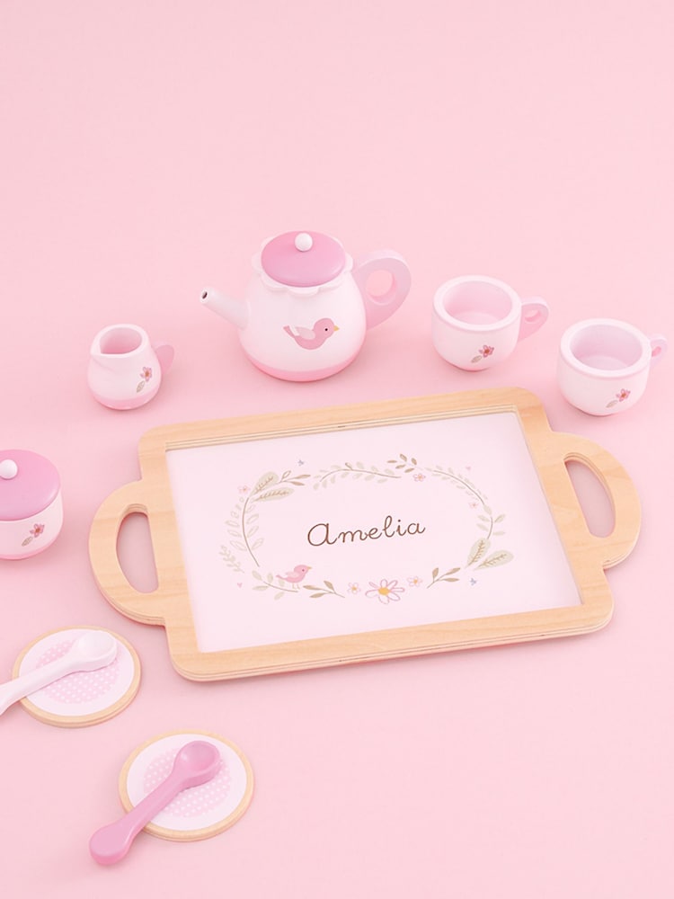 Personalised Wooden Tea Set Toy by My 1st Years - Image 1 of 4
