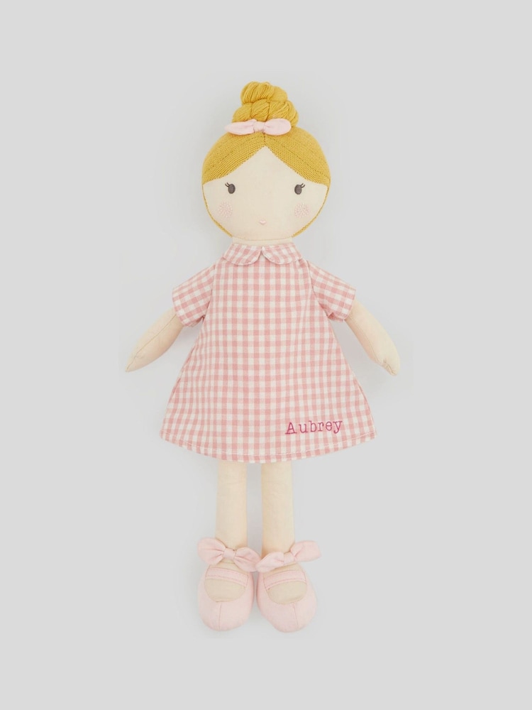 Personalised M1st Doll in Black Dress with Blonde Hair by My 1st Years - Image 1 of 4