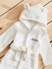 Personalised Hooded Fleece Robe by My 1st Years - Image 1 of 5