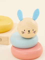 Persoalised Bunny Stacker Toy by My 1st Years - Image 2 of 4