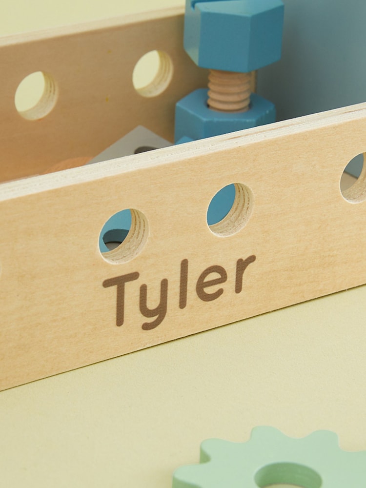 Personalised Wooden Tool Box Toy by My 1st Years - Image 2 of 4
