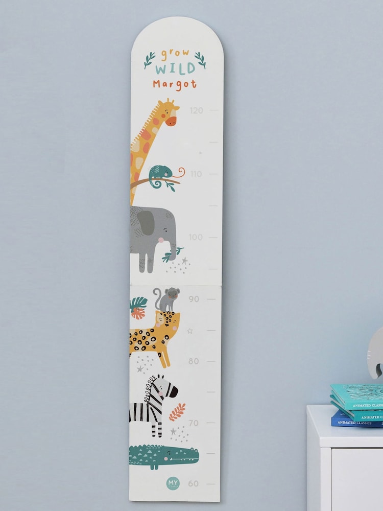 Personalised Safari Height Chart by My 1st Years - Image 1 of 4