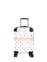 Personalised Cute Hearts Suitcase by Koko Blossom - Image 1 of 2