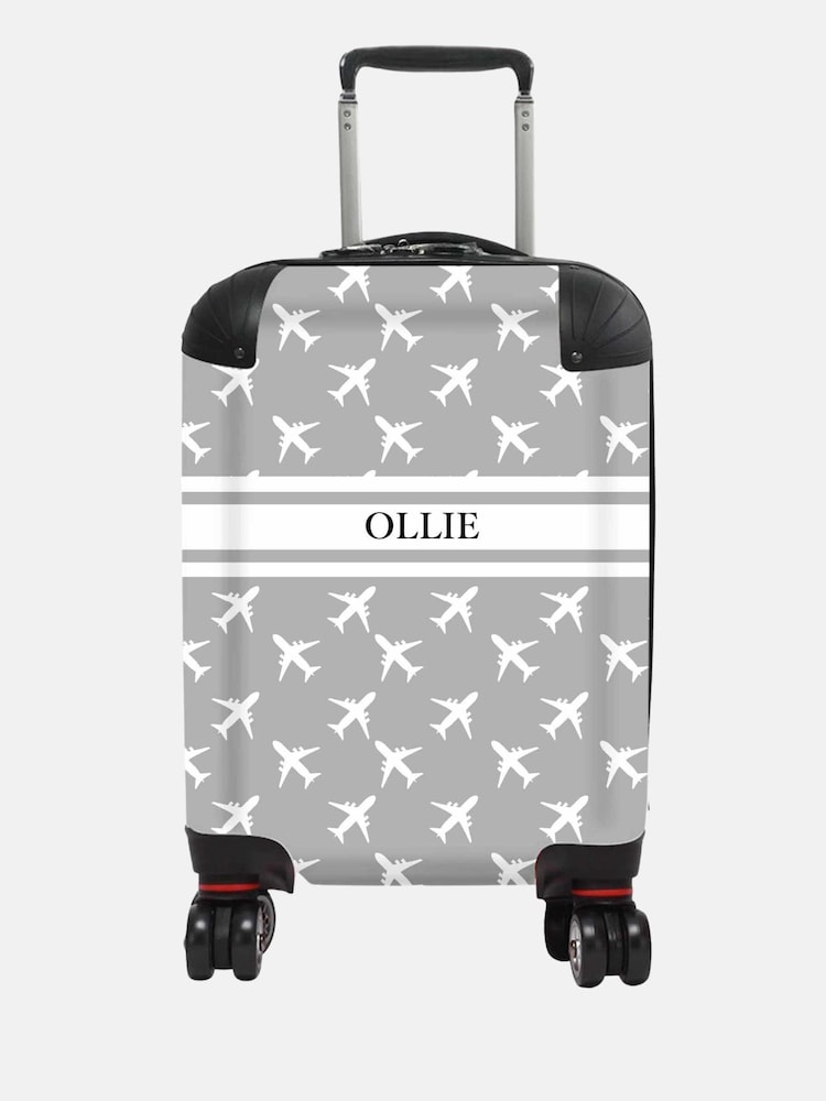 Personalised Aeroplane Suitcase by Koko Blossom - Image 1 of 2