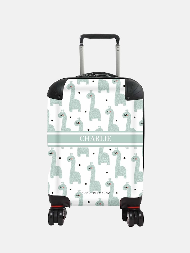 Personalised Baby Dino Suitcase by Koko Blossom - Image 1 of 2 Personalised Baby Dino Suitcase by Koko Blossom - Image 1 of 2