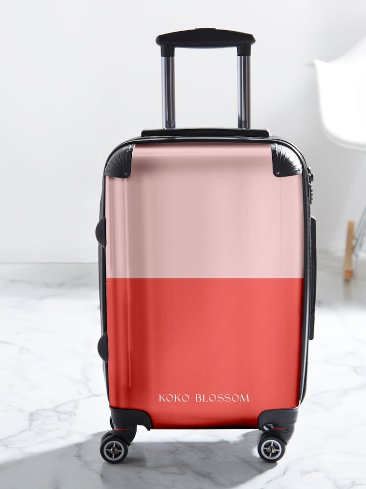 Personalised Blush Watermelon Suitcase by Koko Blossom - Image 2 of 2