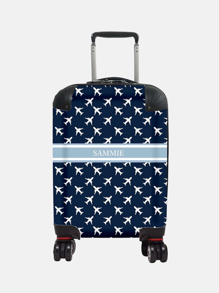Personalised Aeroplane Suitcase by Koko Blossom - Image 1 of 6