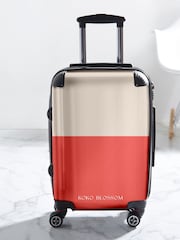 Koko Blossom Red Personalised Watermelon Vanilla Colourblock Suitcase - Image 2 of 2