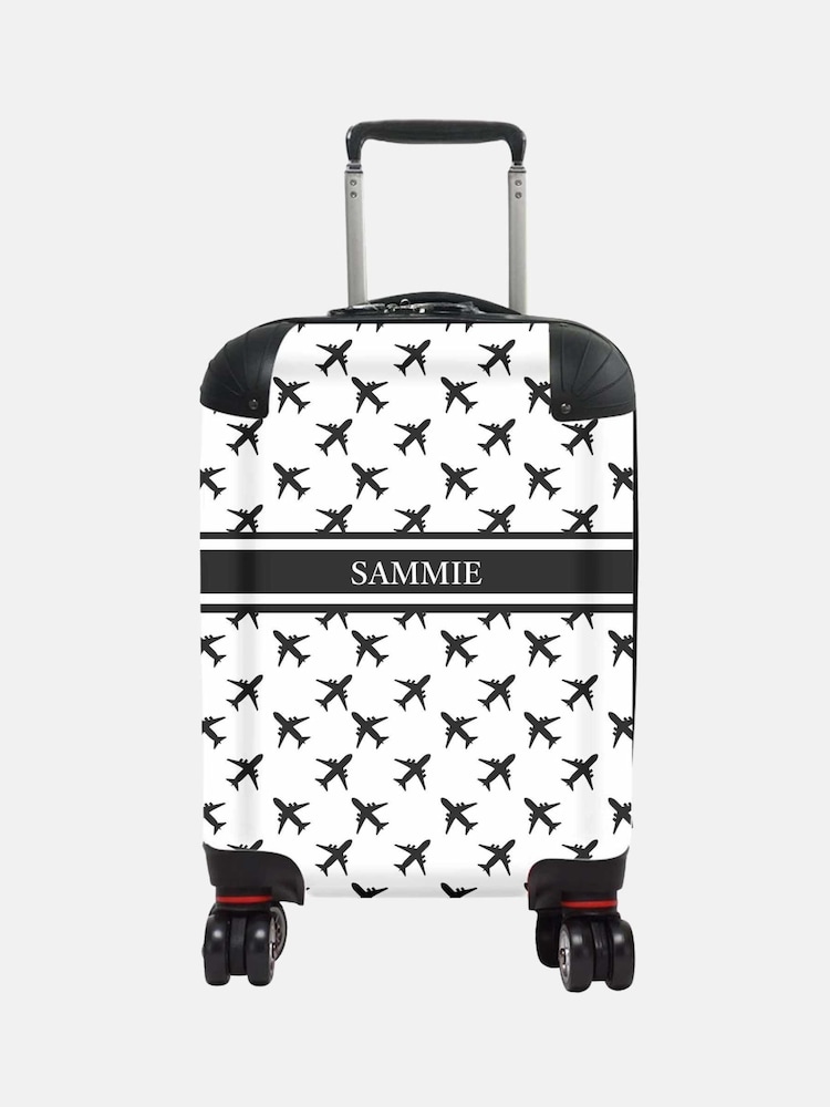 Personalised Aeroplane Suitcase by Koko Blossom - Image 1 of 2
