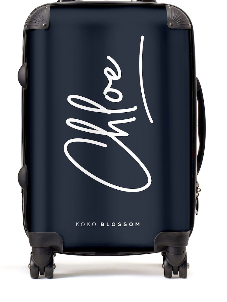 Personalised Signature Suitcase By Koko Blossom - Image 1 of 6