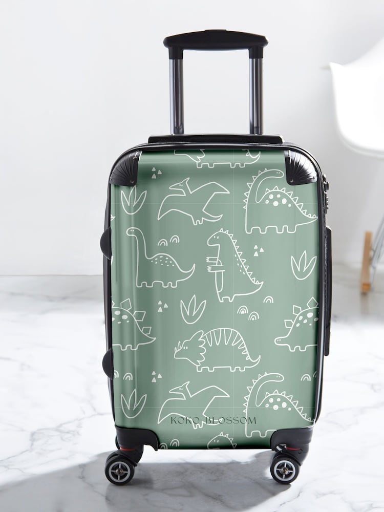 Personalised Dinosaur Suitcase by Koko Blossom - Image 2 of 2