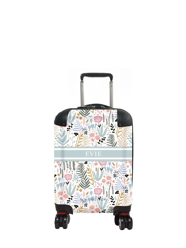 Personalised Pastel Garden Suitcase by Koko Blossom - Image 1 of 2