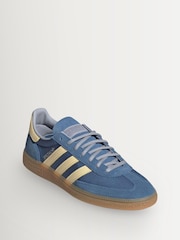 adidas Originals Blue Handball Spezial Trainers - Image 3 of 8