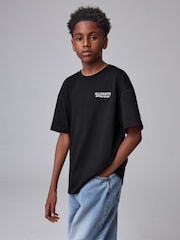 T-shirt oversize à col rond Shadow de smALLSAINTS - Image 2 sur 9