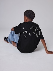 T-shirt oversize à col rond Shadow de smALLSAINTS - Image 5 sur 9