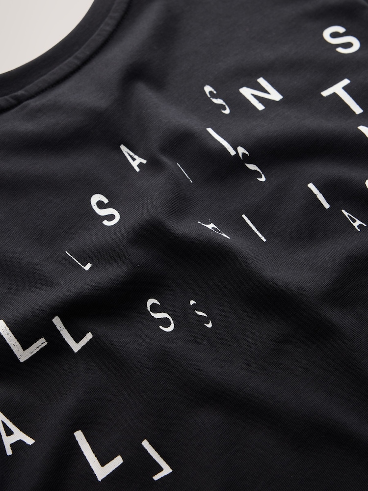 T-shirt oversize à col rond Shadow de smALLSAINTS - Image 9 sur 9