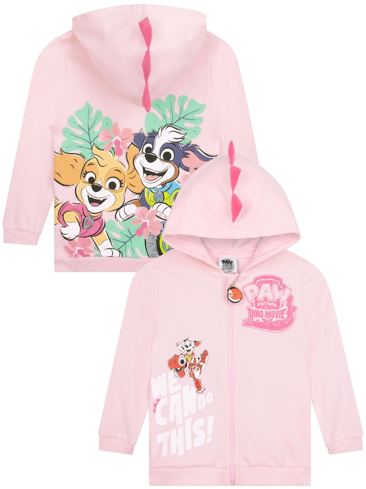 Character Pink PAW Patrol Skye Zip Up Hoodie With 3D Spines - Image 1 of 11 Character Pink PAW Patrol Skye Zip Up Hoodie With 3D Spines - Image 1 of 11