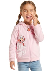 Character Pink PAW Patrol Skye Zip Up Hoodie With 3D Spines - Image 7 of 11