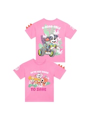 Character Pink Paw Patrol Dinosaur T-Shirt - Image 1 of 10