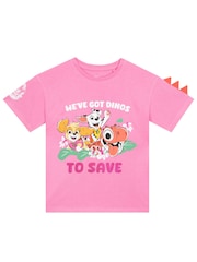 Character Pink Paw Patrol Dinosaur T-Shirt - Image 2 of 10