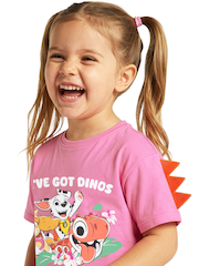 Character Pink Paw Patrol Dinosaur T-Shirt - Image 9 of 10