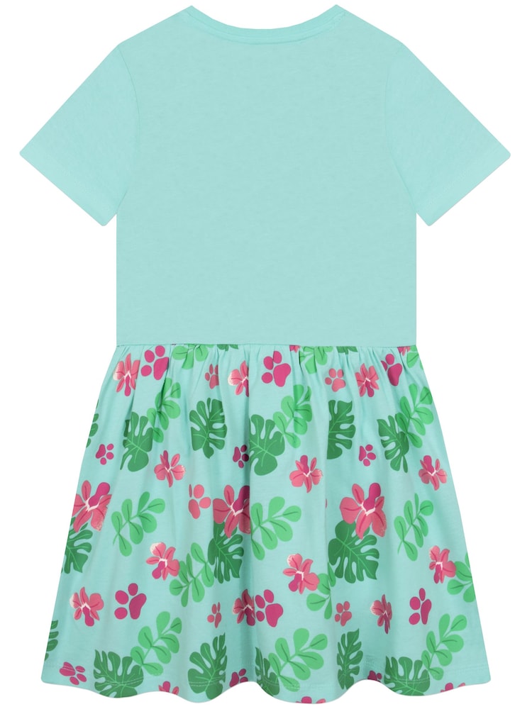 Character Blue Paw Patrol Dino Wilds Skye Short Sleeve Dress - Image 2 of 12 Character Blue Paw Patrol Dino Wilds Skye Short Sleeve Dress - Image 2 of 12
