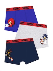 Character Sonic Shadow And Knuckles Underwear 3 Pack - Imagen 1 de 5