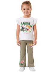 Character Green Paw Patrol Dinosaur T-Shirt And Leggings Set - Image 9 of 11