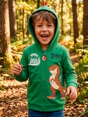 Character Green PAW Patrol Zip UP Hoodie With 3D Spines - Image 11 of 12