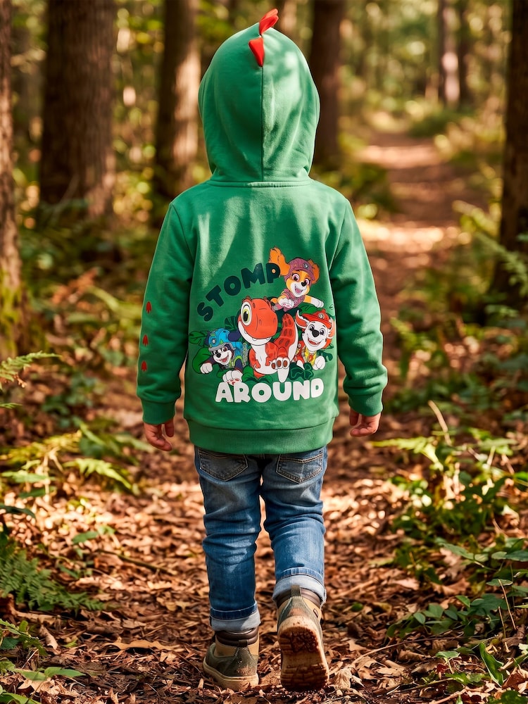 Character Green PAW Patrol Zip UP Hoodie With 3D Spines - Image 12 of 12 Character Green PAW Patrol Zip UP Hoodie With 3D Spines - Image 12 of 12