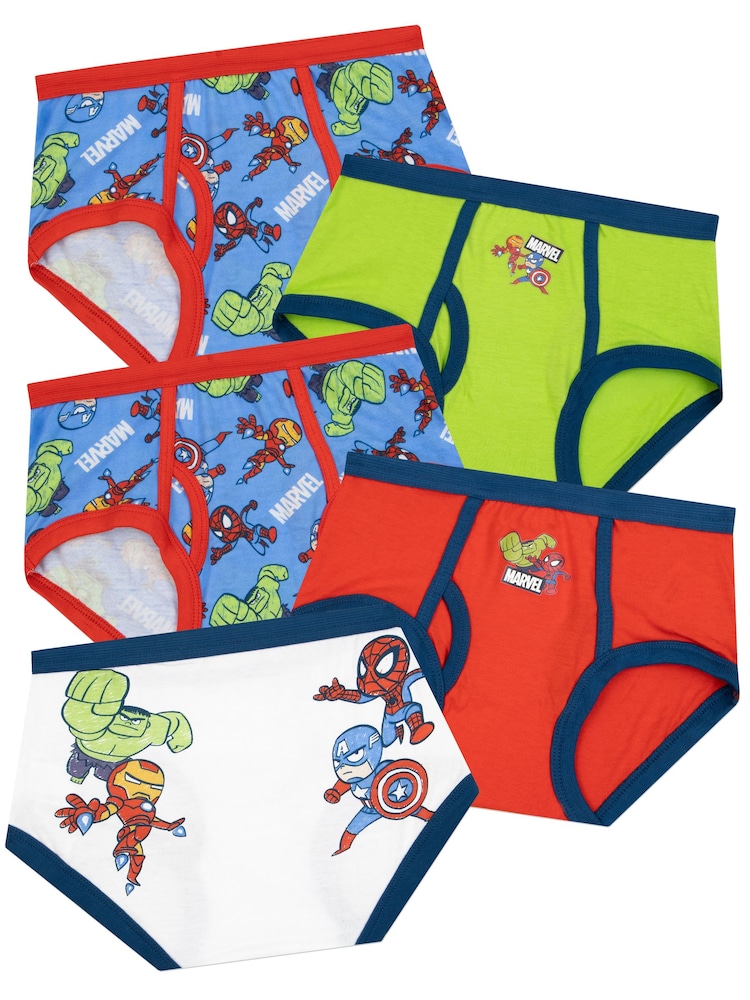 Character Marvel Avengers Underwear Iron Man, Hulk, Spider-Man 5 Pack - Larawan 1 ng 6 Character Marvel Avengers Underwear Iron Man, Hulk, Spider-Man 5 Pack - Larawan 1 ng 6
